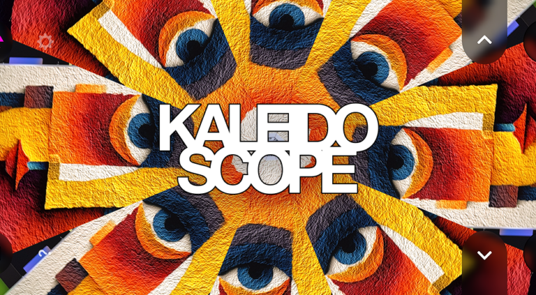 Kaleidoscope camera app creating psychedelic art in real-time